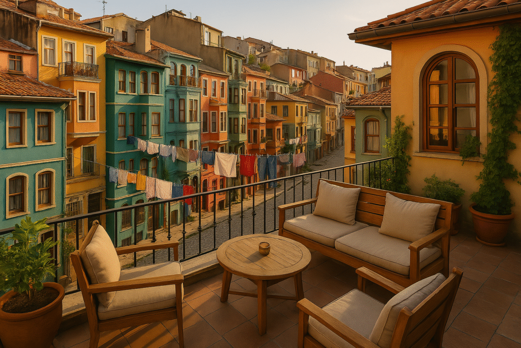 Balat and Fener Colorful Rooftops in Historic Districts