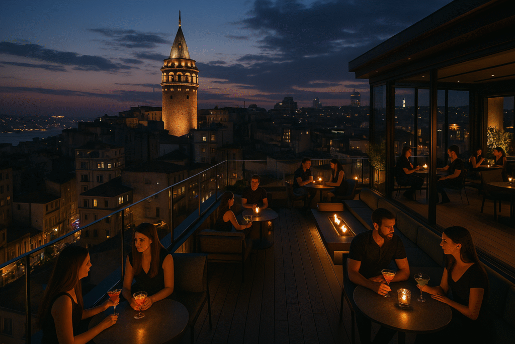 Beyoğlu’s Contemporary Rooftop Vibe