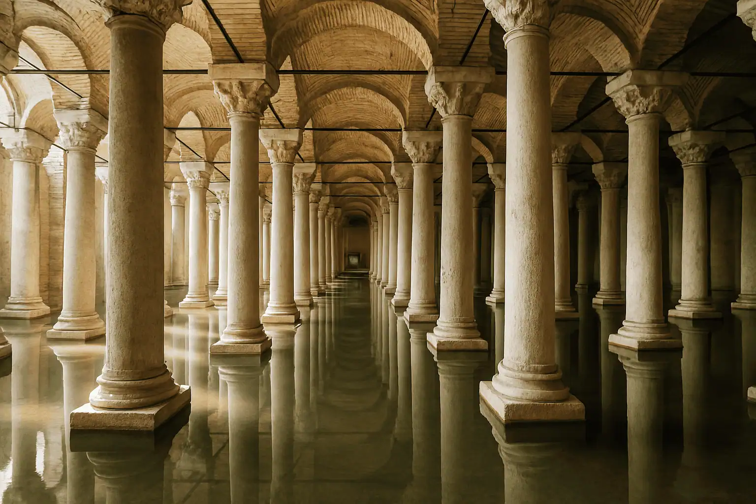 Byzantine cisterns in Istanbul