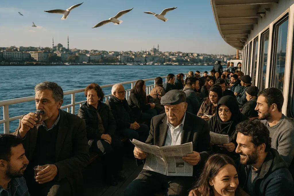 Local Life on Istanbul Commuter Ferries