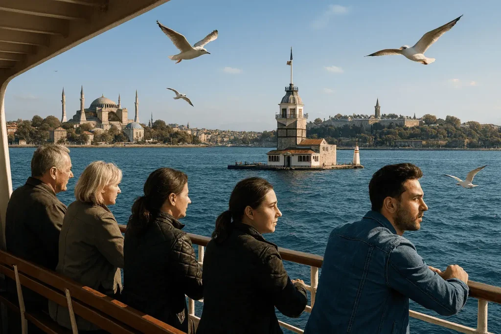 Scenic Views from the Ferry Decks