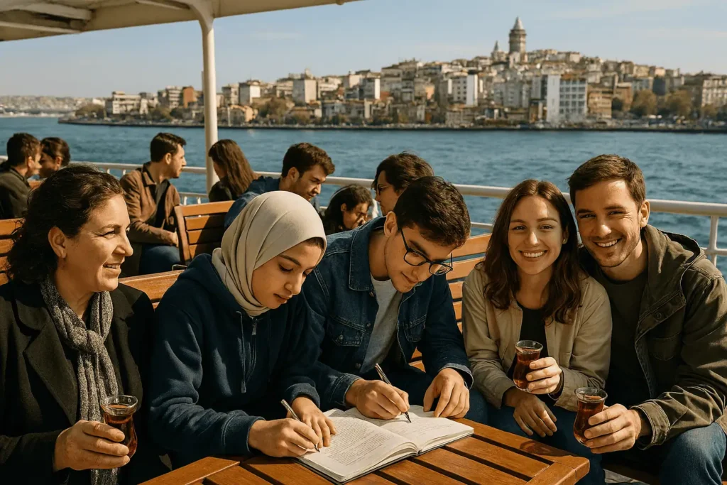 Social Life & Interactions on Istanbul Commuter Ferries