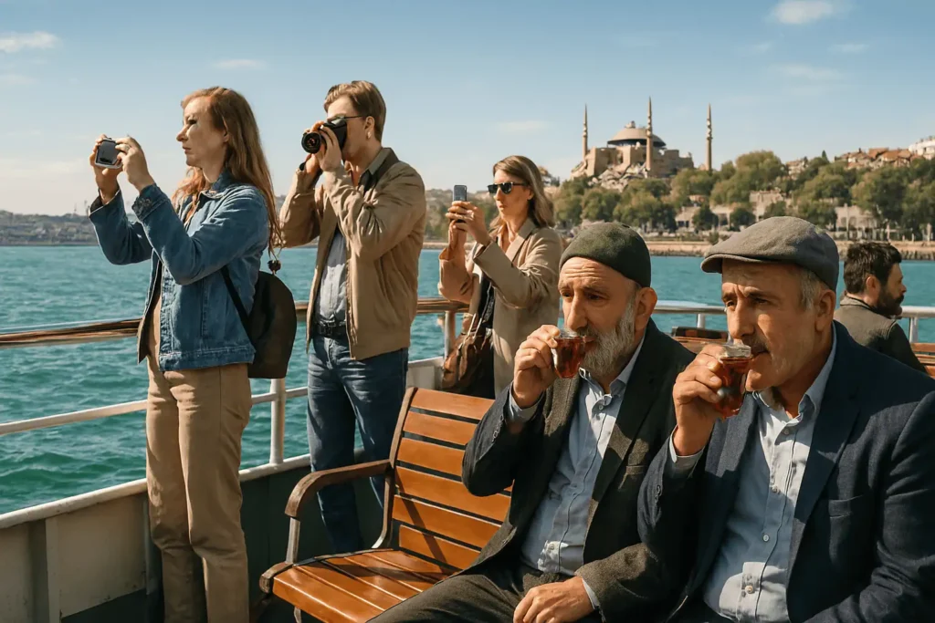 Tourist vs Local Experience on Ferries