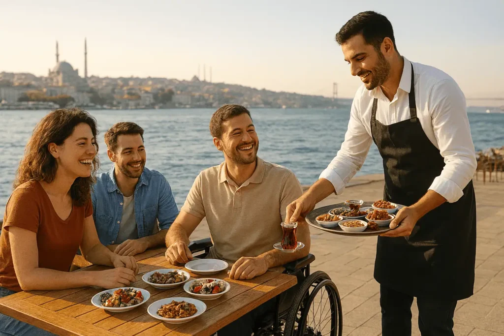 Dining in Accessible Istanbul