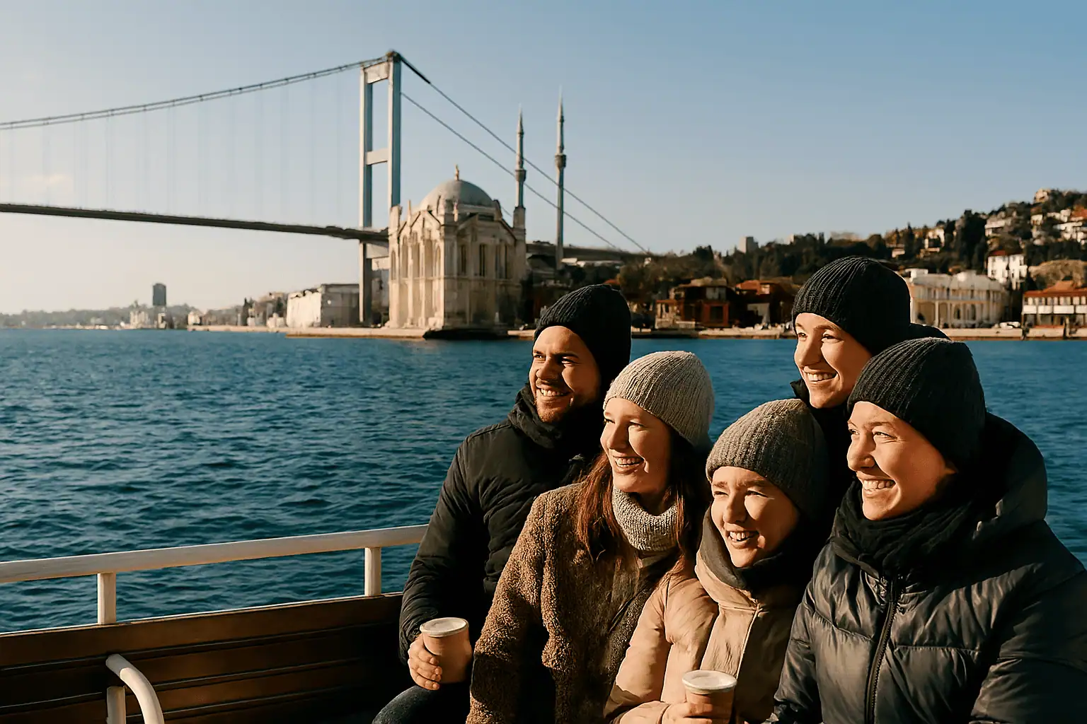 Bosphorus Cruise in Winter